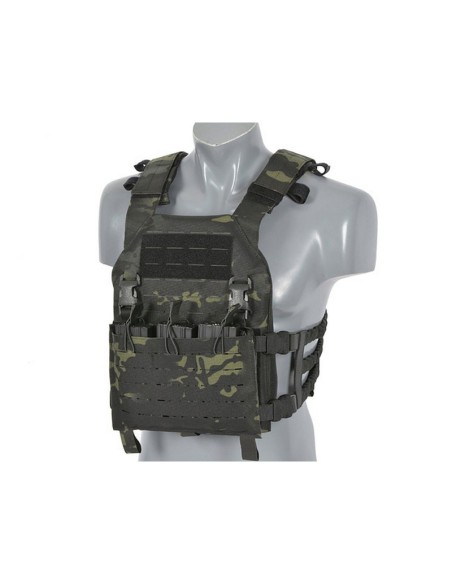 8FIELDS Assault Buckle Up Plate Carrier Laser Cut - Multicam Noir