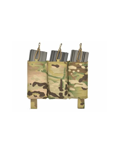 8FIELDS Pouch molle Buckle Up 3 chargeurs AK/AR15 - Multicam