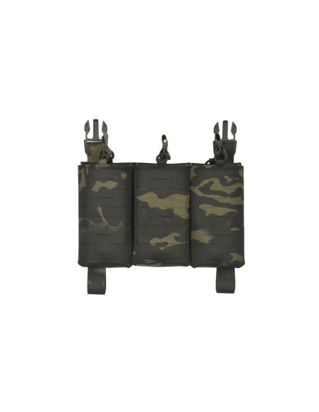 8FIELDS Pouch molle Buckle Up 3 chargeurs AK/AR15 - Multicam Noir