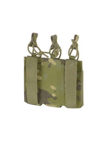 8FIELDS Flexible Triple Pistol Magazine Pouch Laser-Cut - MT