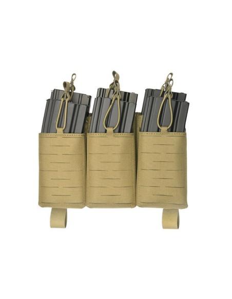 8FIELDS Panel Laser-Cut for 6 AR15/AK Magazines - TAN