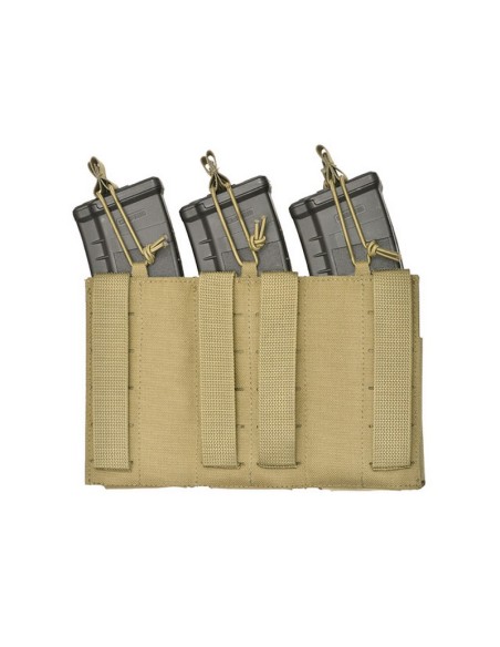 8FIELDS Panel Laser-Cut for 6 AR15/AK Magazines - TAN