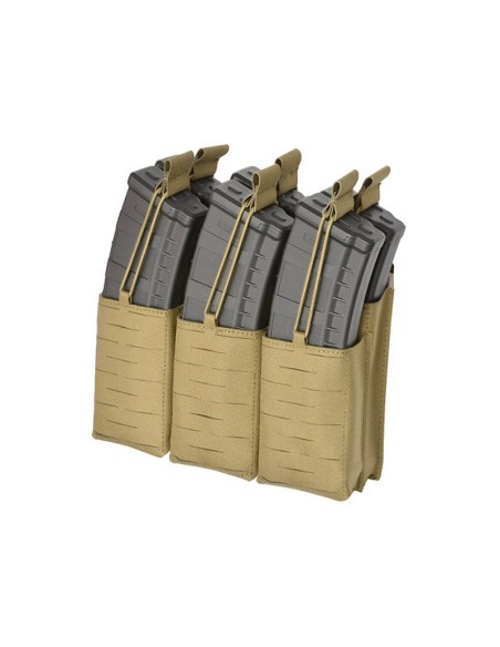 8FIELDS Panel Laser-Cut for 6 AR15/AK Magazines - TAN