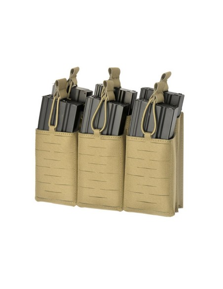8FIELDS Panel Laser-Cut for 6 AR15/AK Magazines - TAN