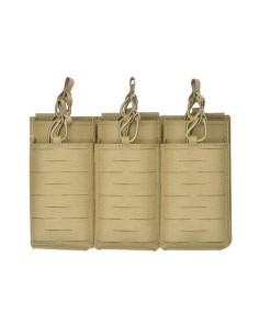 8FIELDS Pouch molle 6 chargeurs AK/AR15 Laser-Cut - TAN 2