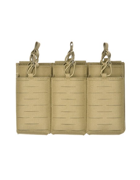 8FIELDS Pouch molle 6 chargeurs AK/AR15 Laser-Cut - TAN