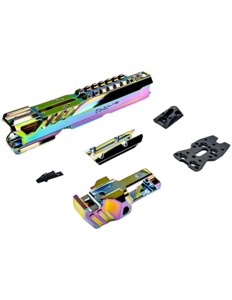 CTM Tactical AAP-01 FUKU-2 CNC Upper Baby Shark - Electroplated Rainbow