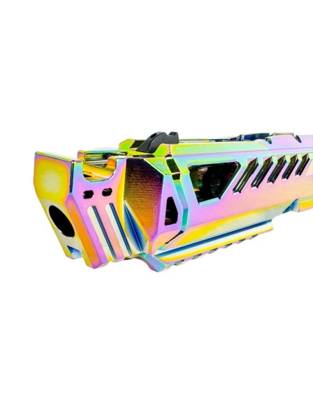 CTM tactical FUKU-2 CNC Upper Shark pour AAP-01 - Electroplated Rainbow