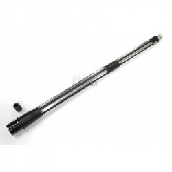 FCC BAD style Ultramatch 16inch outer barrel kit for PTW/WA GBB (Black/Silver)