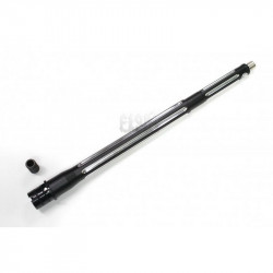 FCC BAD style Ultramatch 14.5inch outer barrel kit for PTW/WA GBB (Black/Silver)