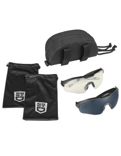 Bolle Kit de lunettes de protection balistiques MY6 - Incolore / Fumé