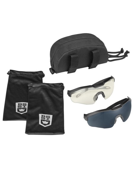Bolle MY6 ballistic safety glass kit - Clear / Smoke
