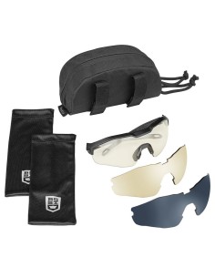 Bolle Kit de lunettes de protection balistiques MY6 - Incolore / Fumé / Copper