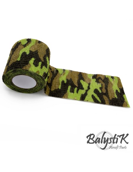 Balystik Ruban de camouflage auto-adhésif 50 x 4500mm - Tropicale