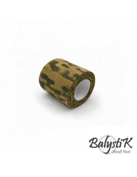 Balystik Ruban de camouflage auto-adhésif 50 x 4500mm - Camouflage Prairie