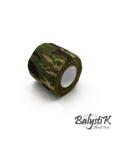Balystik Ruban de camouflage auto-adhésif 50 x 4500mm - Woodland 2
