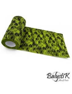 Balystik Ruban de camouflage auto-adhésif 100 x 4500mm - Vert Uni