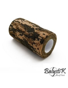 Balystik Ruban de camouflage auto-adhésif 100 x 4500mm - Camouflage Forêt 2