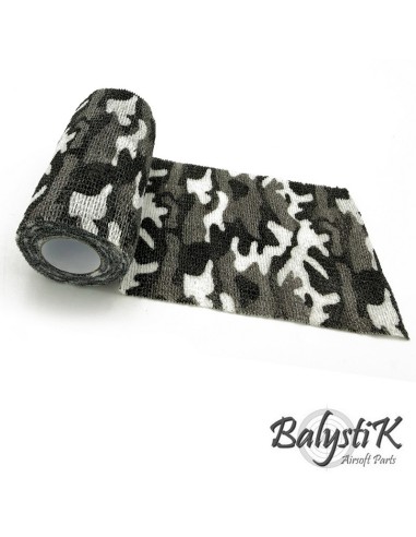 Balystik Ruban de camouflage auto-adhésif 100 x 4500mm - Urban Grey