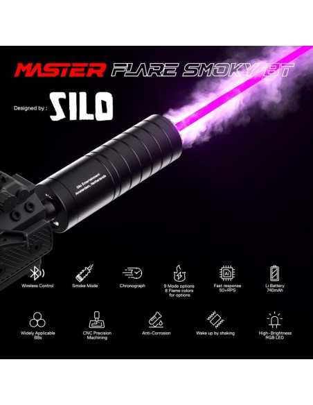 E-shooter Tracer unit FLARE Smoky Bluetooth & Chrony