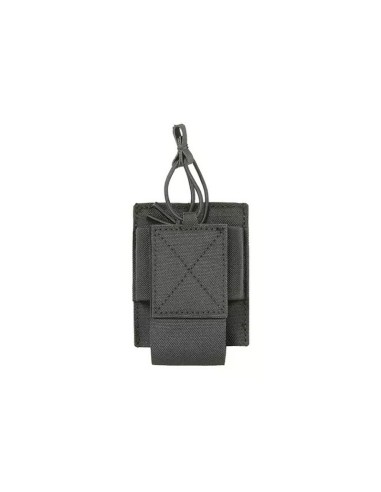 8FIELDS Laser cut Radio pouch - Black