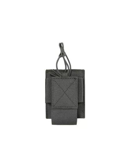 8FIELDS Radio pouch laser cut - Noir