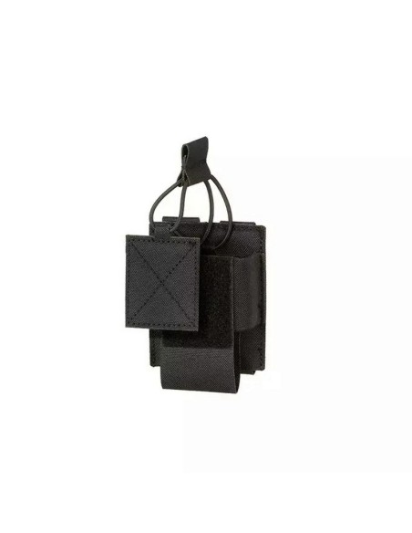 8FIELDS Radio pouch laser cut - Noir