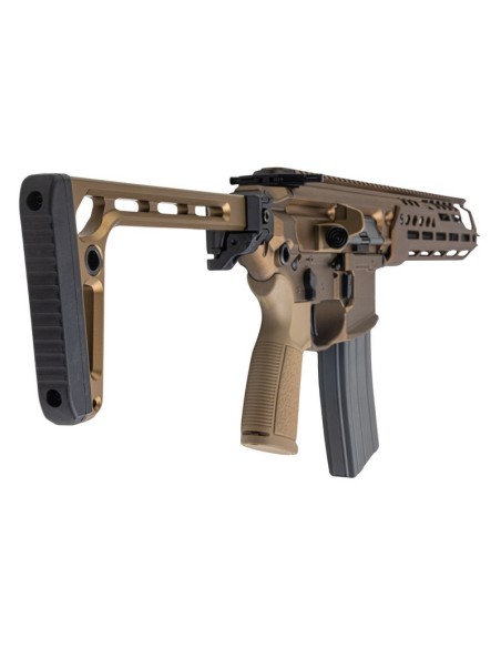 Salvo Precision MWS Spear LT 5.56 GBB 11.5 inch Steel Bolt - Dark Earth