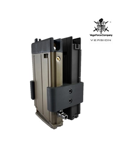P6 chargeur HI-CAP HPA 500 coups Dark Earh pour Scar-H GBBR VFC