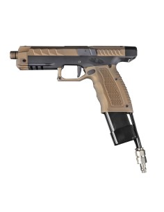 Gate HPA PTX pistol with Pulsar S2 - Dark Earth / Black