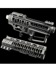 Mancraft CNC Superlight speedsoft body and handguard - Gunmetal Gray 2