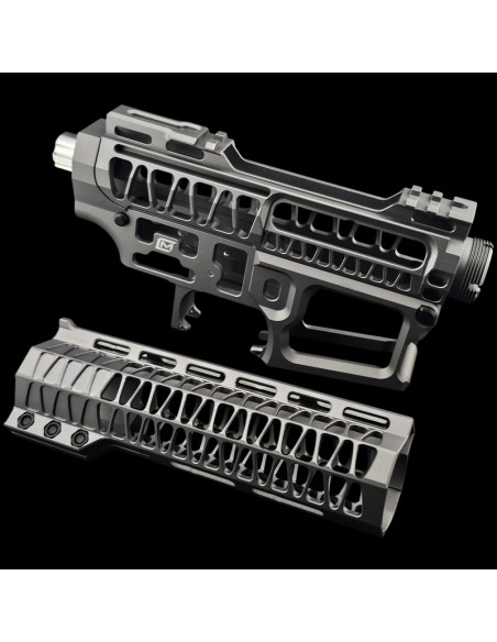 Mancraft CNC Superlight speedsoft body and handguard - Gunmetal Gray