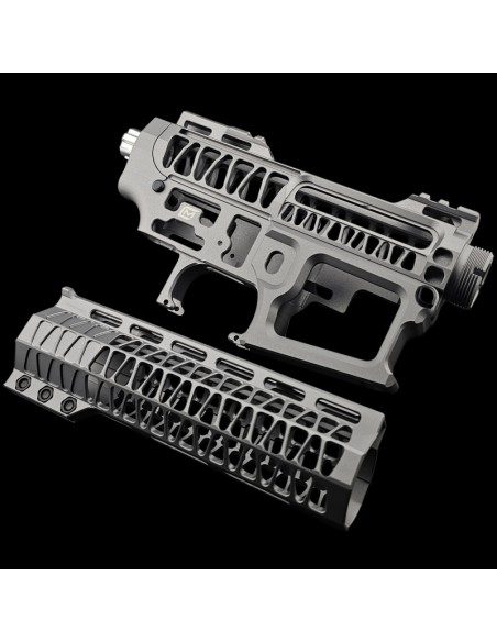 Mancraft CNC Superlight speedsoft body and handguard - Gunmetal Gray