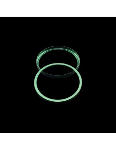 Mancraft Anneaux anodisés pour silencieux carbon 35mm - Vert 2