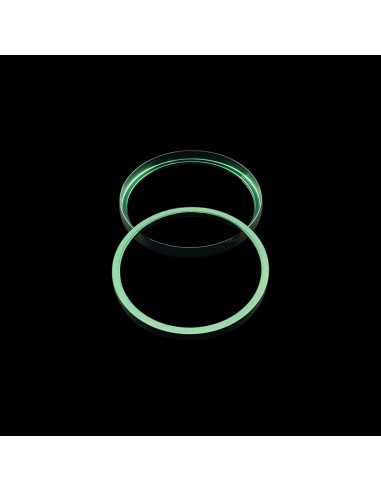 Mancraft Anneaux anodisés pour silencieux carbon 35mm - Vert