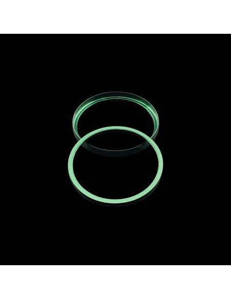 Mancraft Anneaux anodisés pour silencieux carbon 35mm - Vert