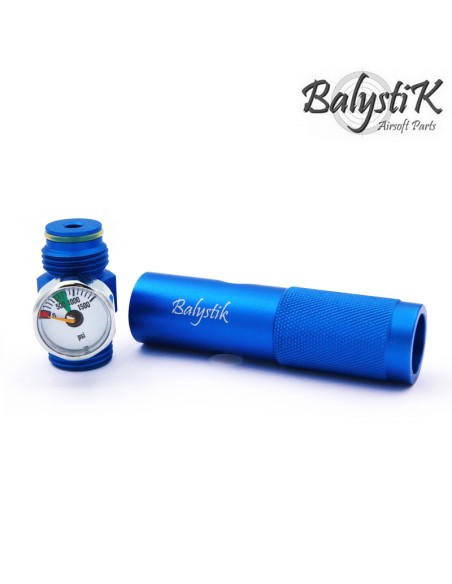Balystik Adaptateur de sparklet 12g CO2 pour régulateur HPA avec manomètre