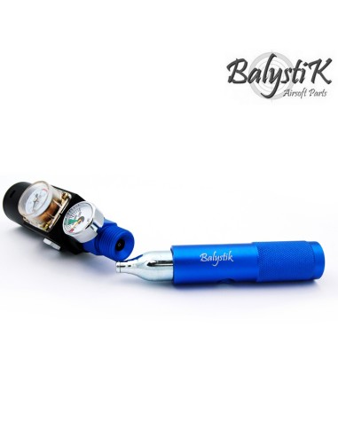 Balystik Adaptateur de sparklet 12g CO2 pour régulateur HPA avec manomètre