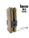 P6 400rds HPA Hi-cap Magazine for VFC Umarex HK416 / M4 GBBR TAN