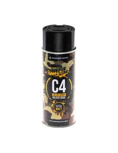 Invader Gear peinture en aérosol C4 Mil Grade RAL9021 2