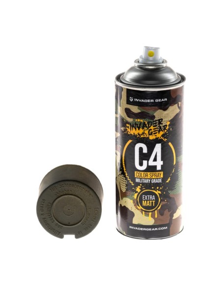 Invader Gear peinture en aérosol  C4 Mil Grade RAL6006