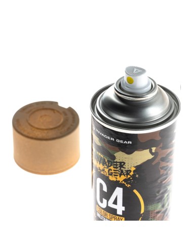 Invader Gear peinture en aérosol C4 Mil Grade RAL8000