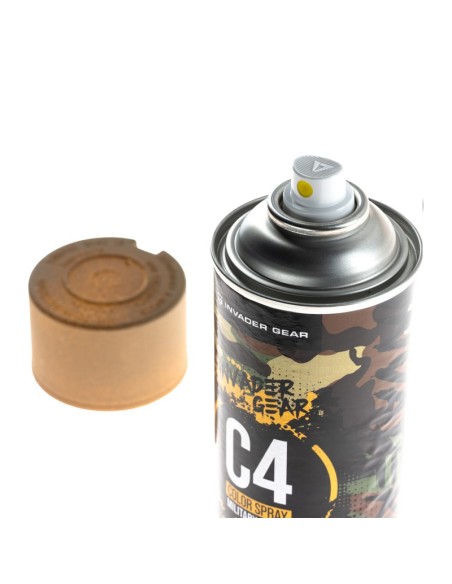 Invader Gear peinture en aérosol C4 Mil Grade RAL8000