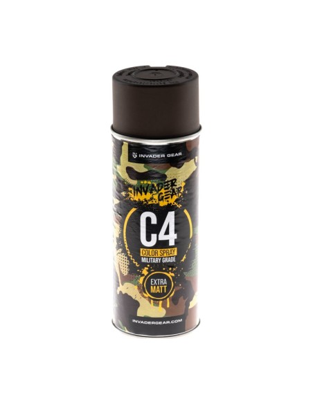 Invader Gear peinture en aérosol C4 Mil Grade RAL8027