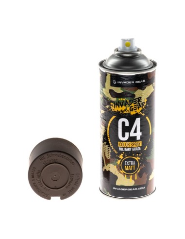Invader Gear peinture en aérosol C4 Mil Grade RAL8027