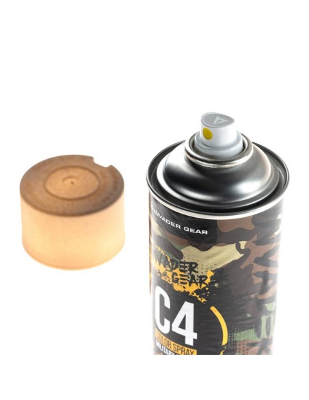 Invader Gear peinture en aérosol C4 Mil Grade RAL8031