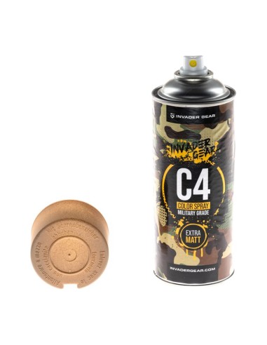 Invader Gear peinture en aérosol C4 Mil Grade RAL8031