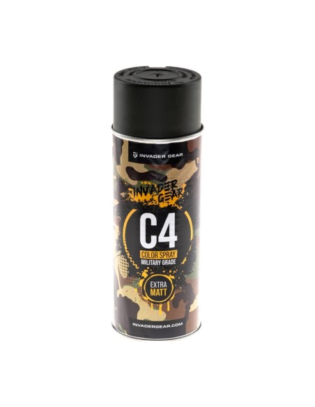 Invader Gear C4 Mil Grade color Spray Olive Drab