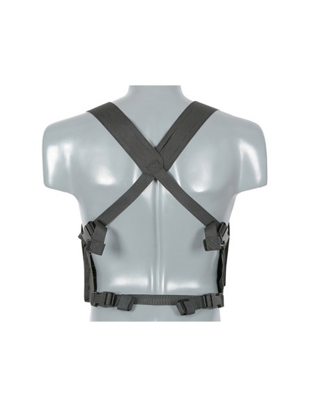 8Fields Chest Rig Laser-Cut avec porte chargeurs AR/AK - Noir