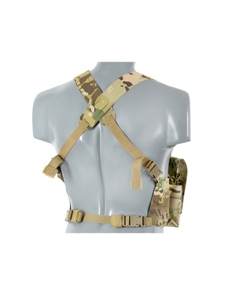 8Fields Chest Rig Laser-Cut avec porte chargeurs AR/AK - Multicamo